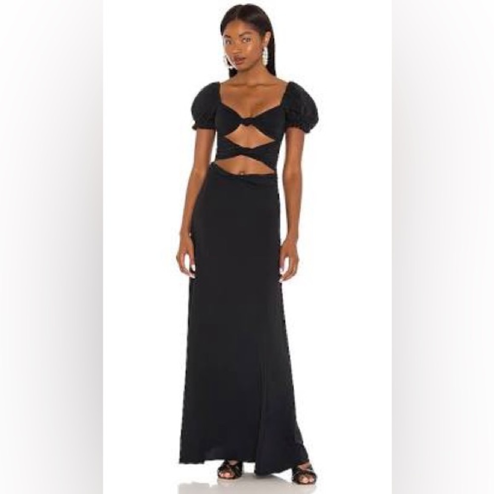 Beautiful Agua Bendita Bali black dress